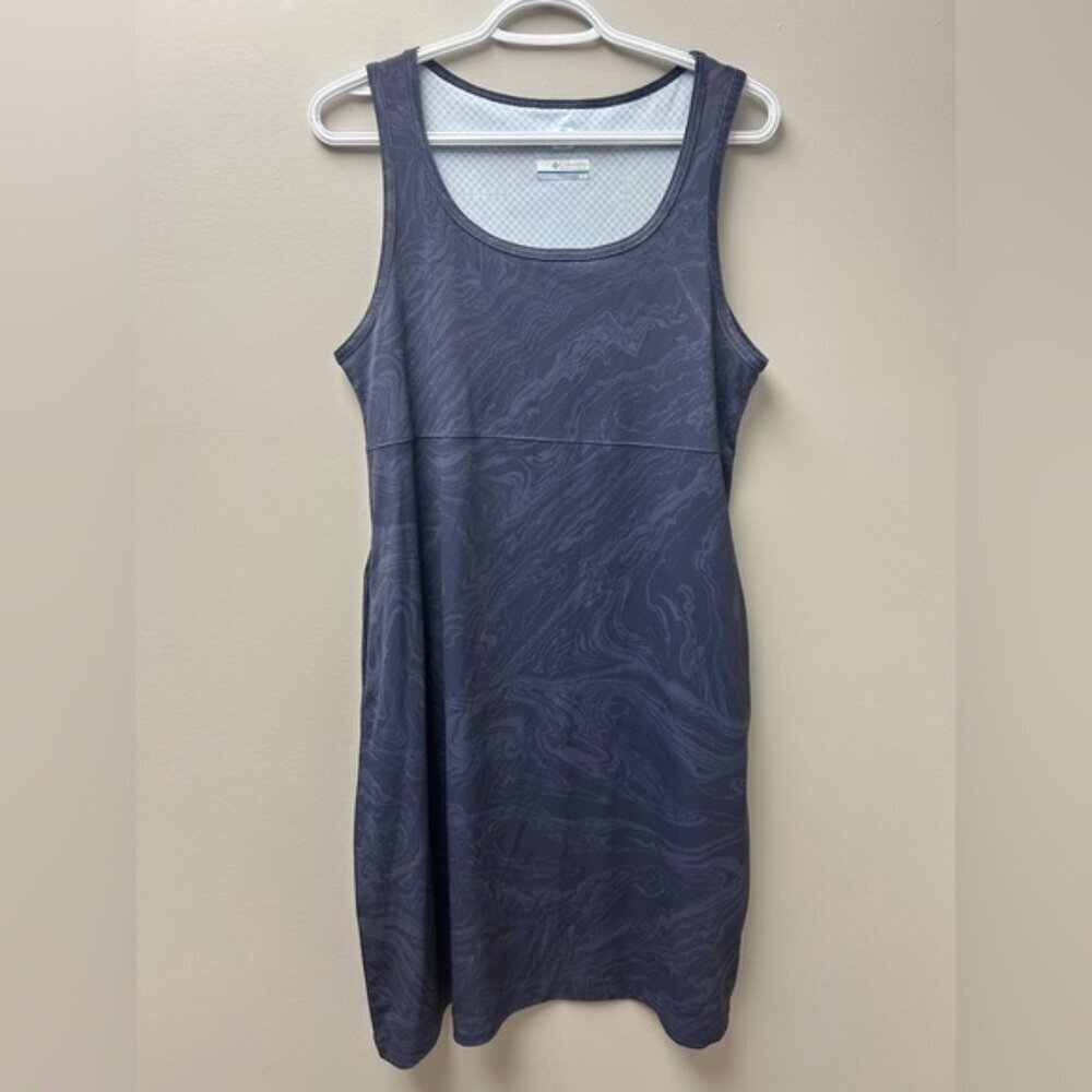 Columbia Omni Freeze Advanced Cooling‎ Blue Wave Pattern Dress